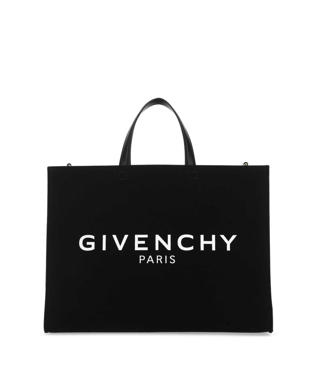 GIVENCHY Черная хлопковая сумка тоут, фото 1