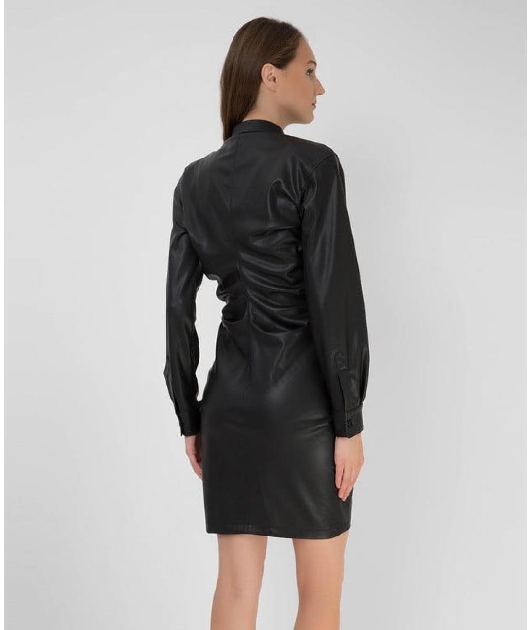 PHILOSOPHY DI LORENZO SERAFINI Черное коктейльное платье, фото 3