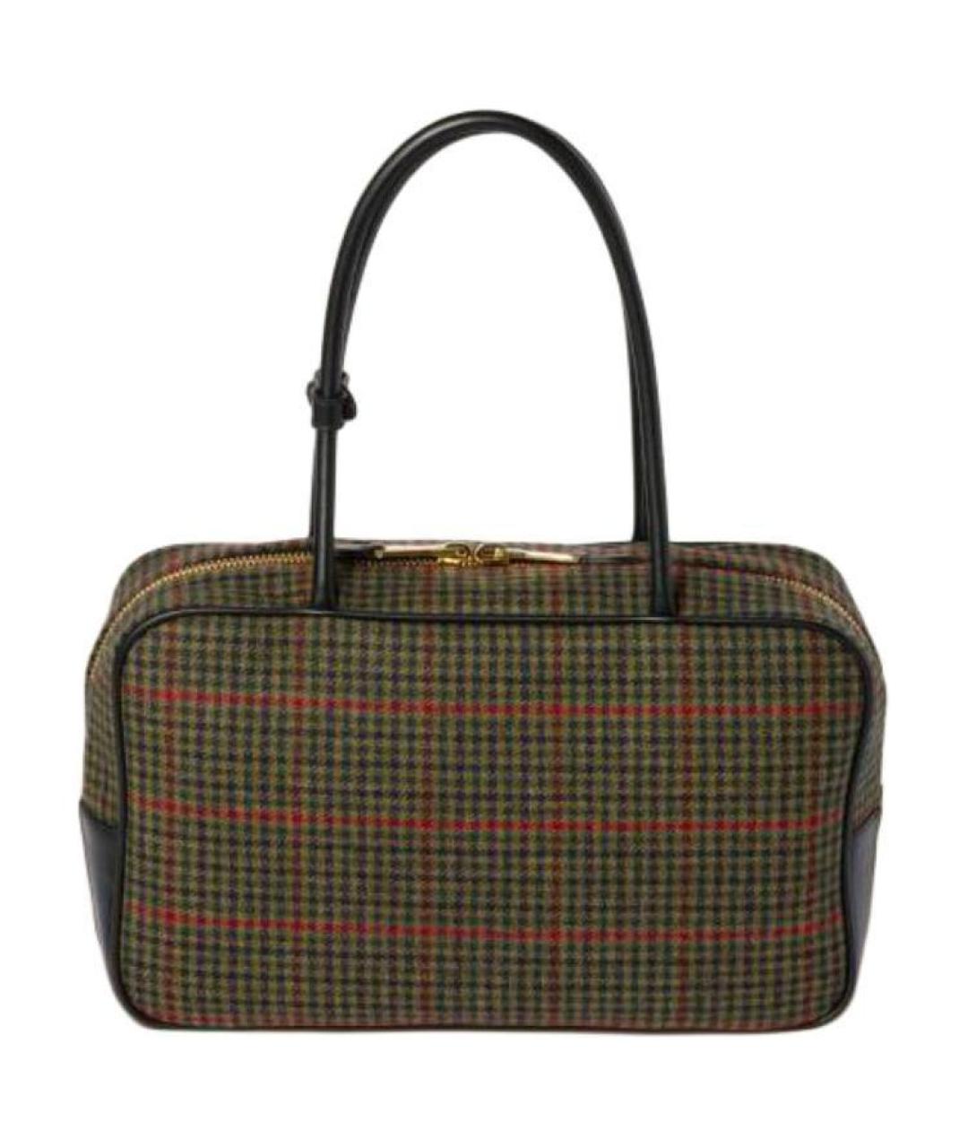 MIU MIU Коричневая тканевая сумка через плечо, фото 2