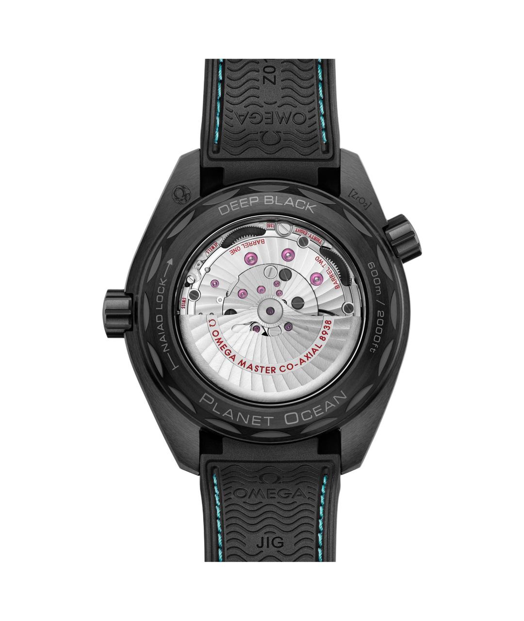 OMEGA Черные часы, фото 2