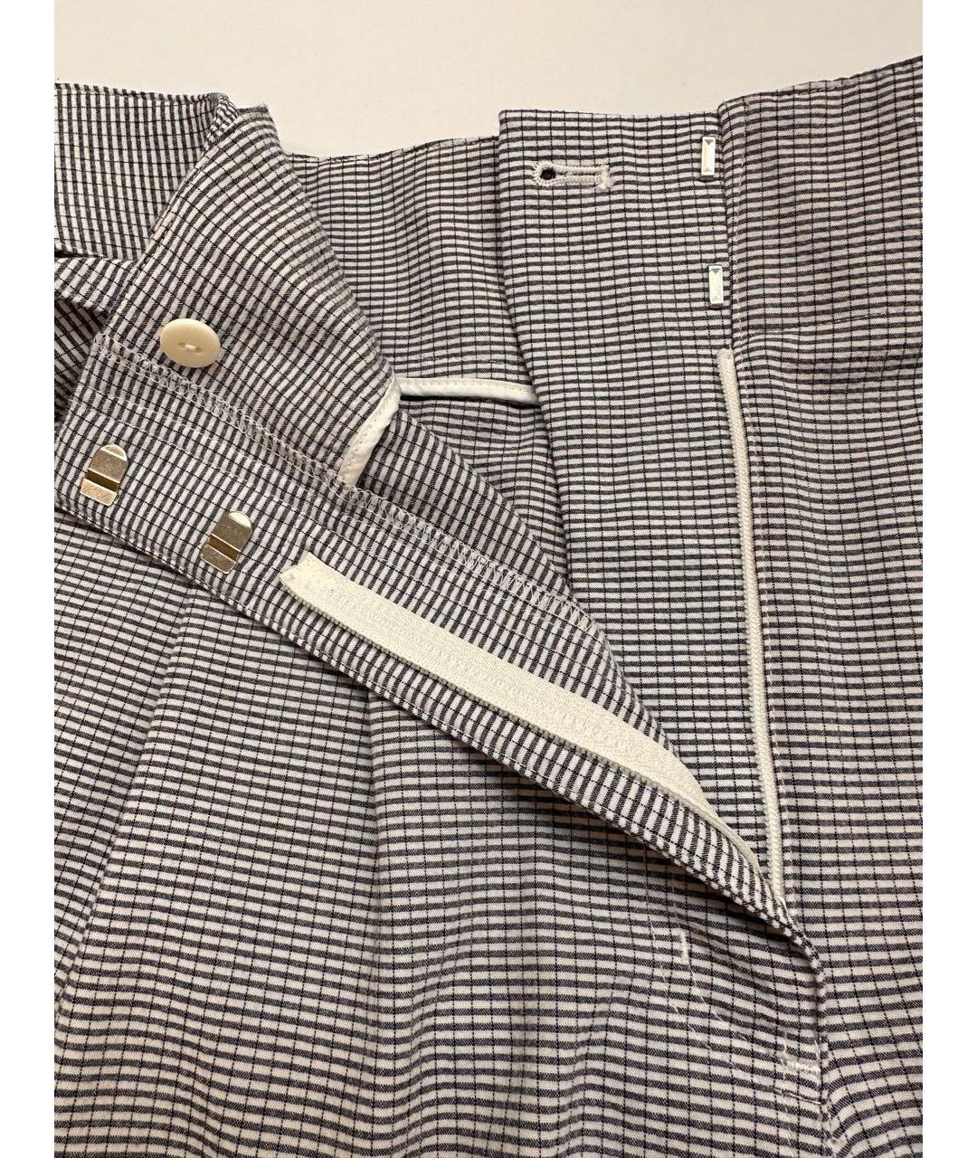 CALVIN KLEIN Серые вискозные прямые брюки, фото 3