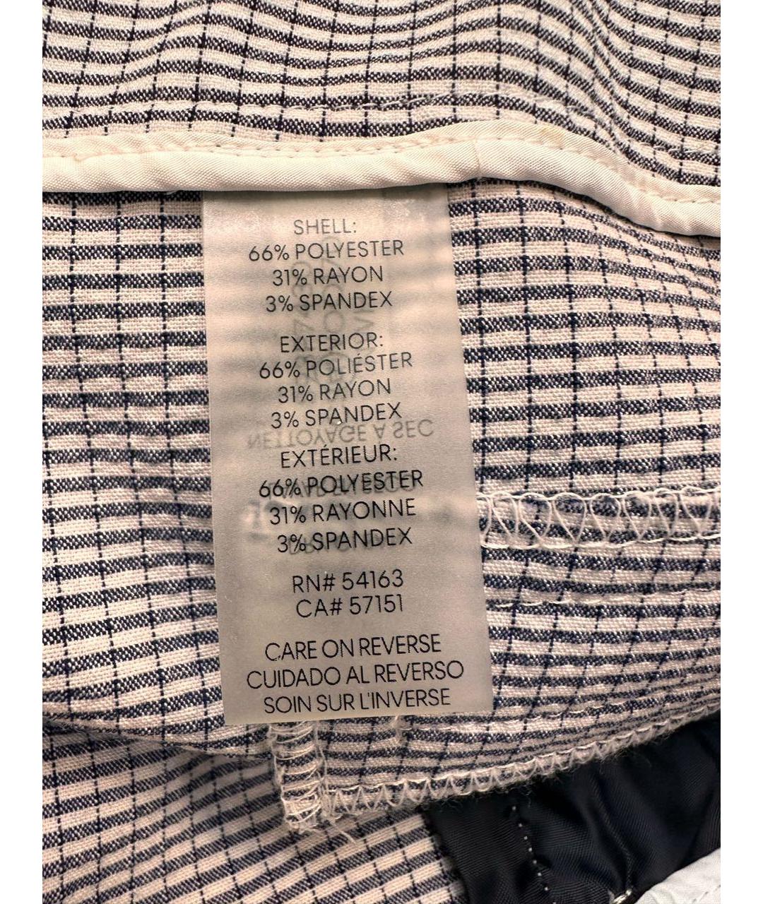 CALVIN KLEIN Серые вискозные прямые брюки, фото 5