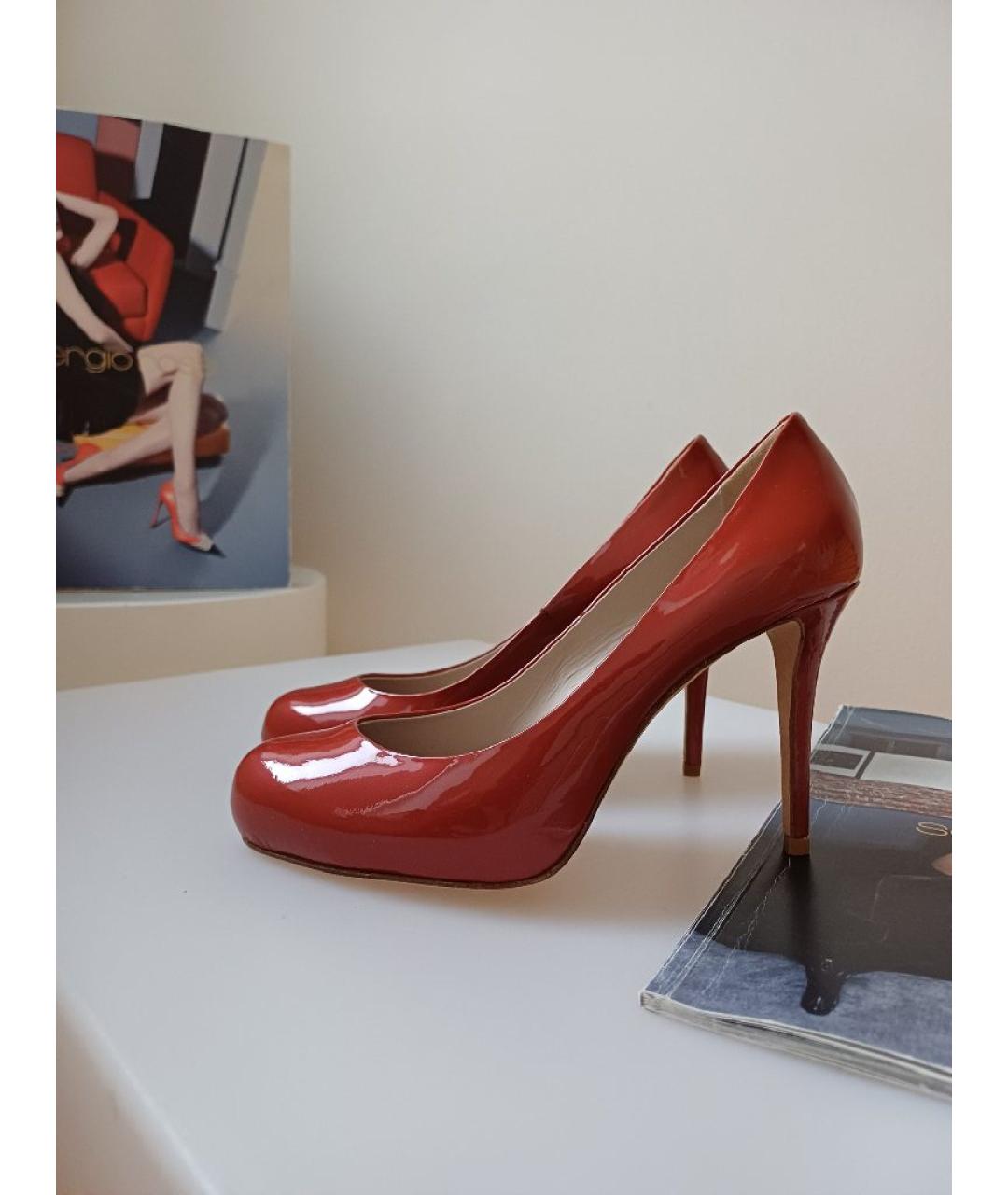 LE SILLA Красные туфли из лакированной кожи, фото 3