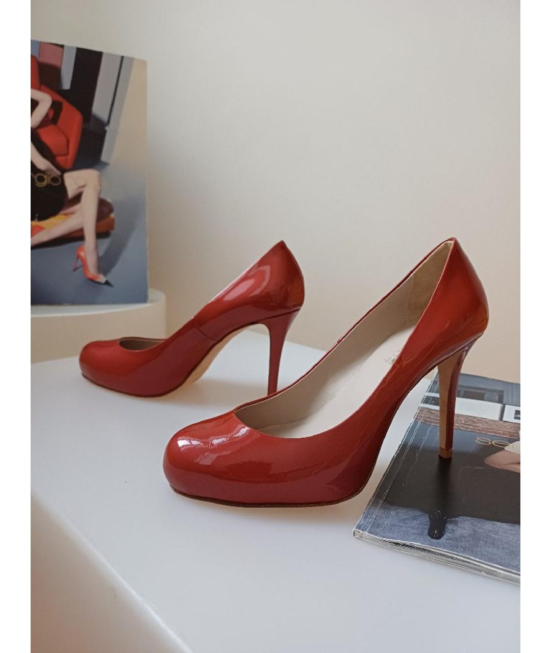 LE SILLA Красные туфли из лакированной кожи, фото 2