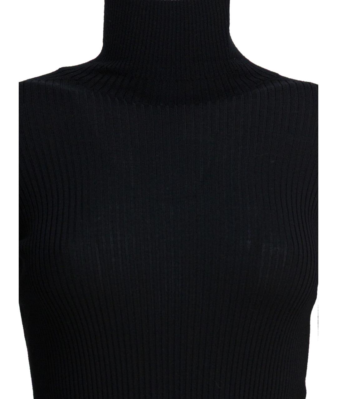 SPORTMAX Черная шерстяная водолазка, фото 3