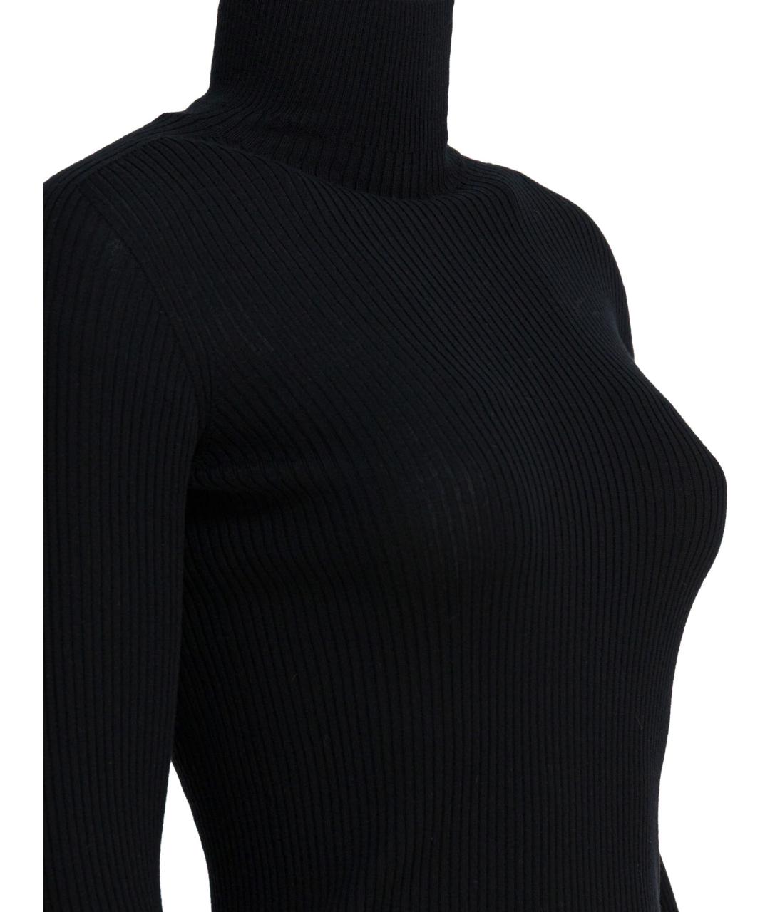 SPORTMAX Черная шерстяная водолазка, фото 4