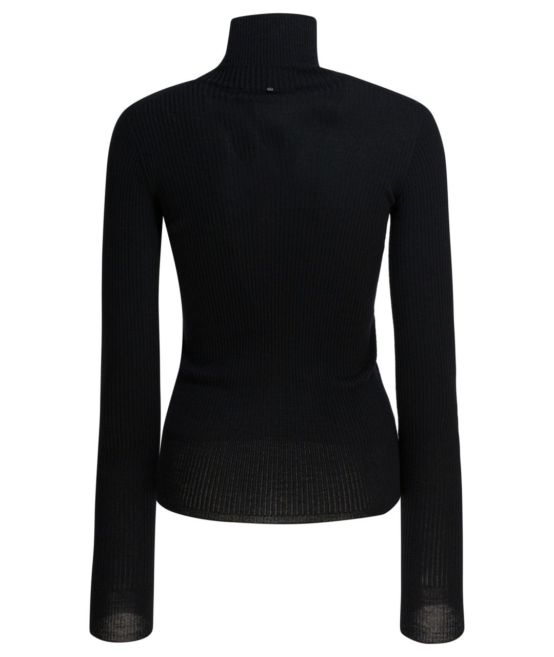 SPORTMAX Черная шерстяная водолазка, фото 2