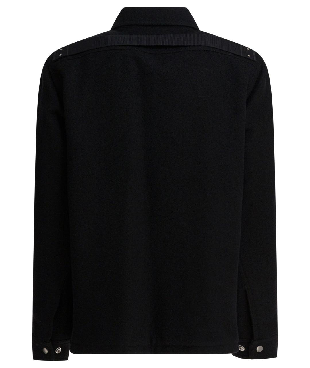 RICK OWENS Черная шерстяная куртка, фото 2