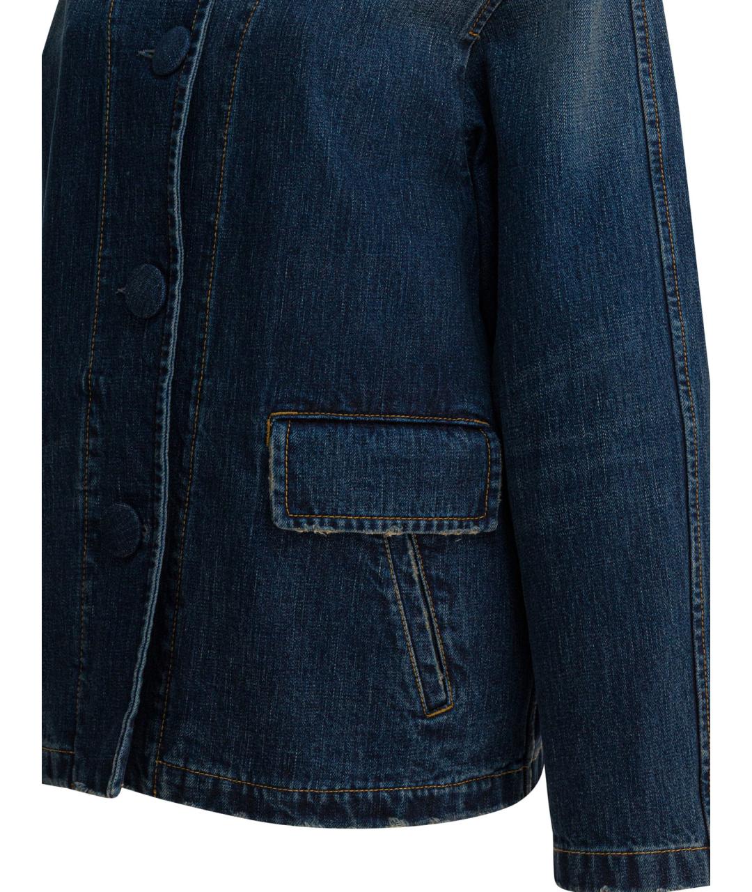 PRADA Синяя деним куртка, фото 4