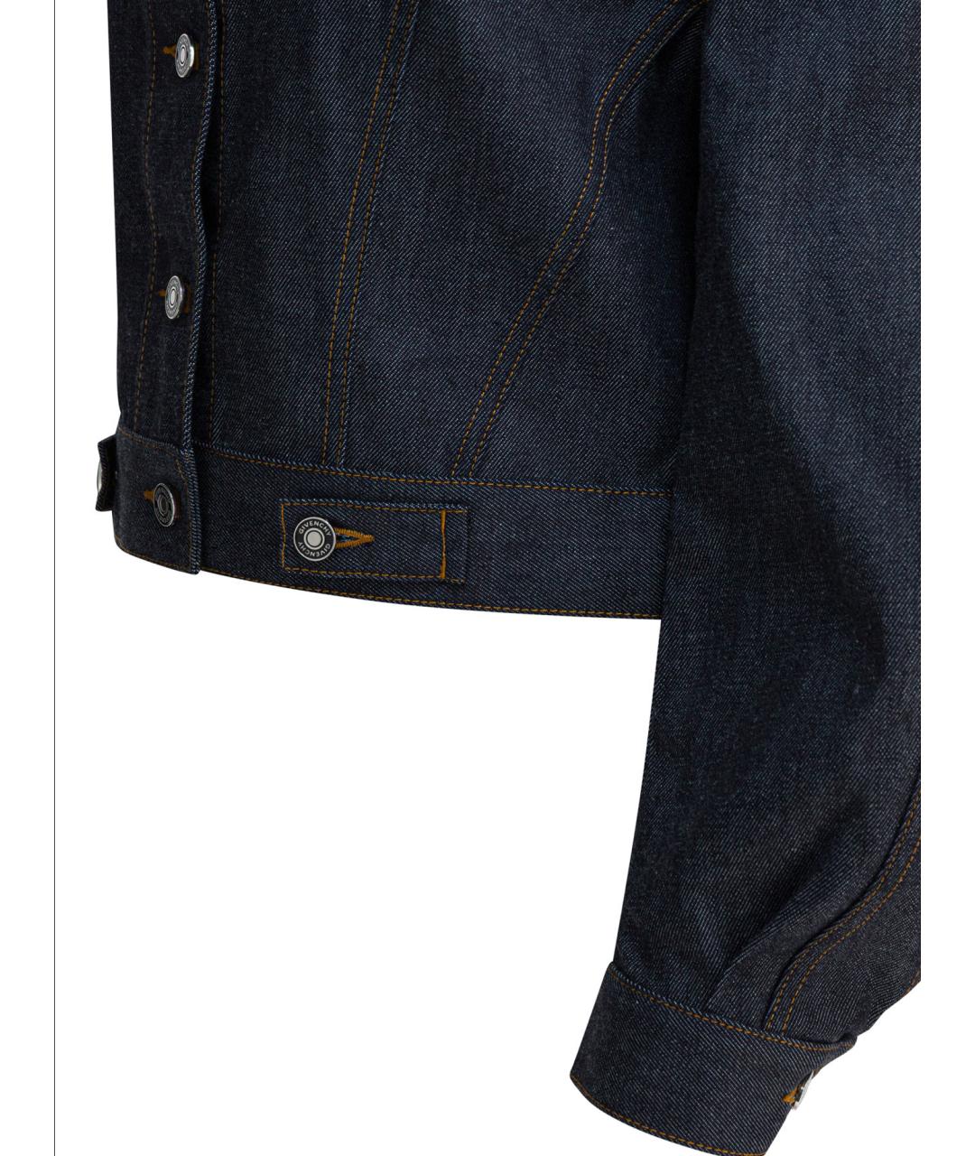 GIVENCHY Синяя хлопковая куртка, фото 4