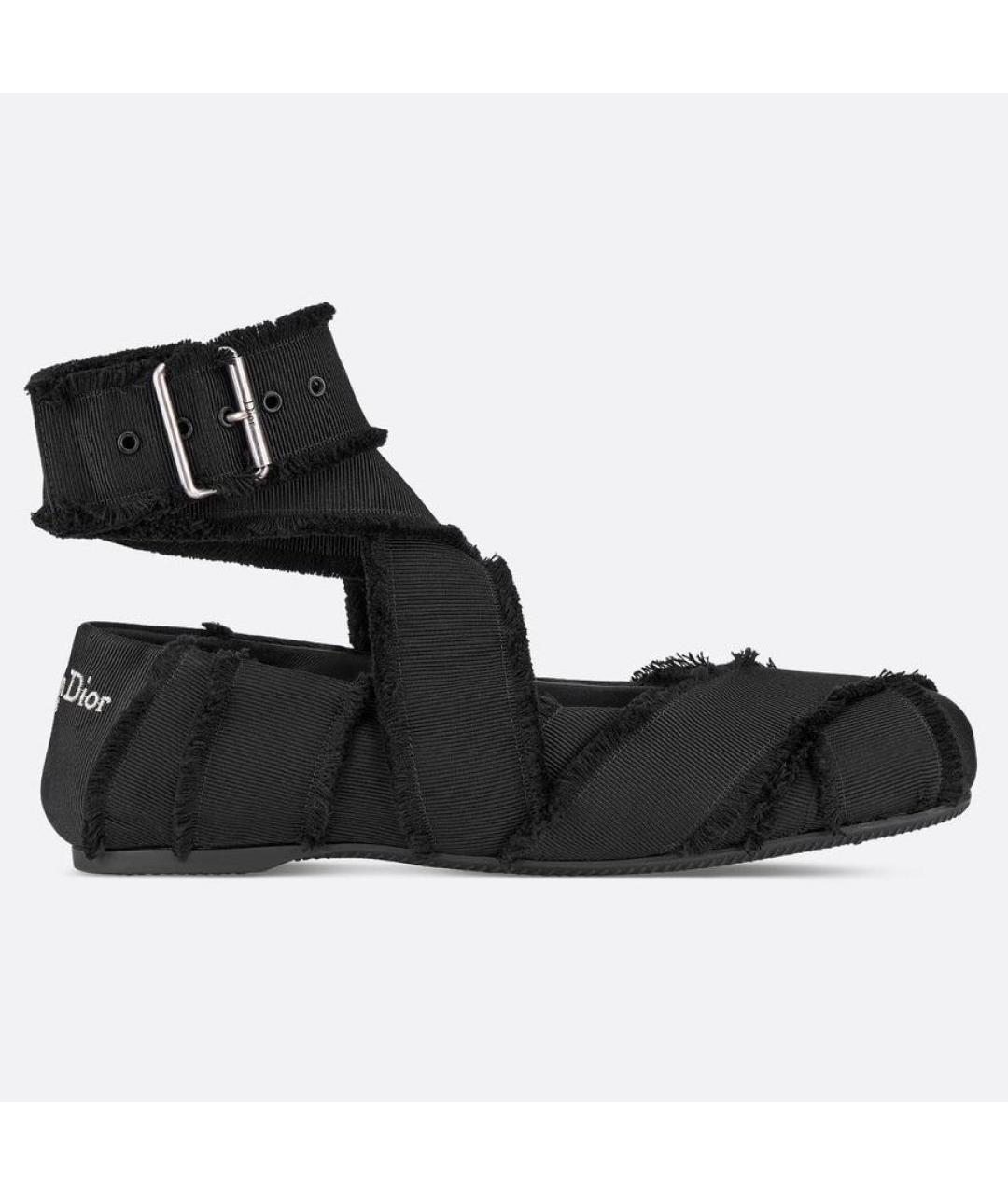 CHRISTIAN DIOR Черные балетки, фото 6