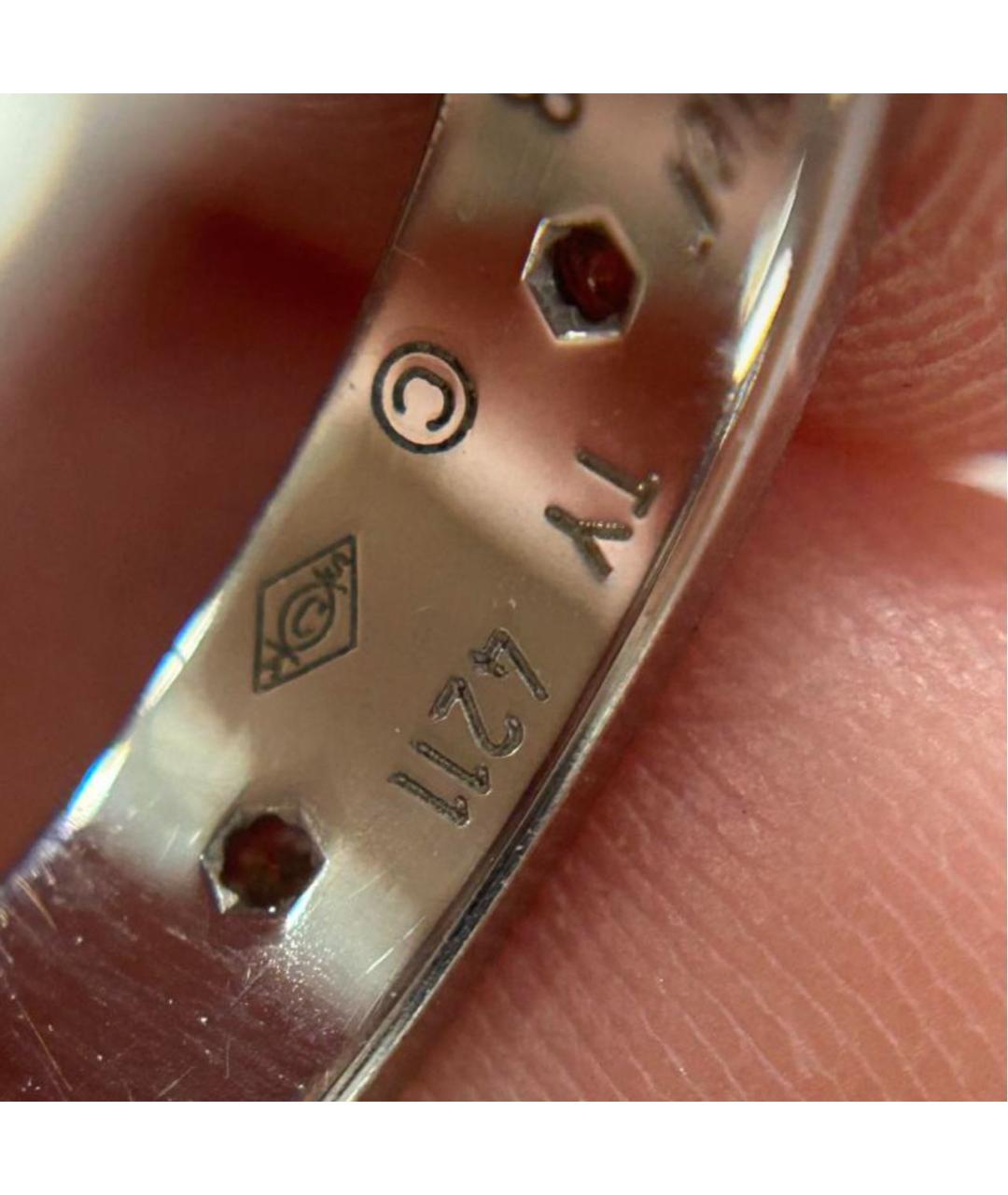 CARTIER Серебряное кольцо из белого золота, фото 8
