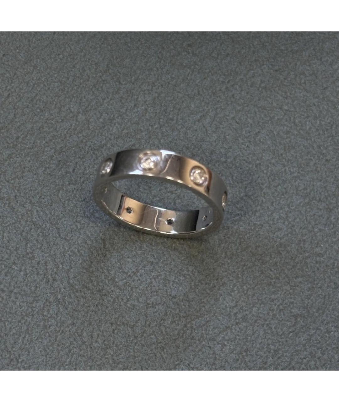 CARTIER Серебряное кольцо из белого золота, фото 3