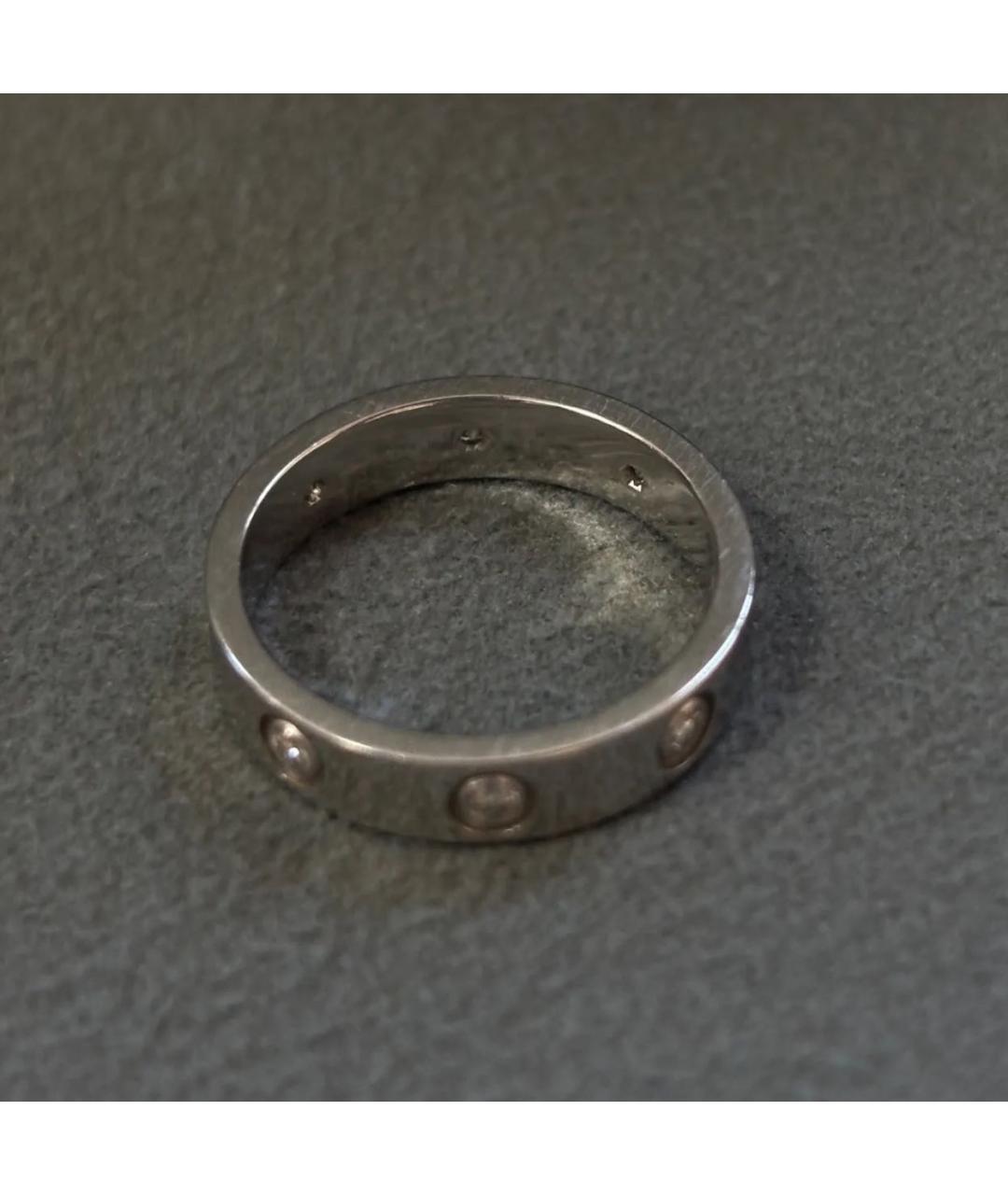 CARTIER Серебряное кольцо из белого золота, фото 4