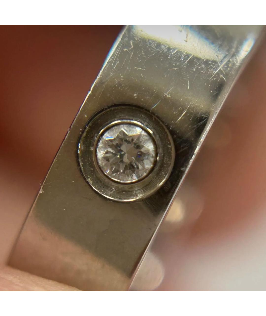 CARTIER Серебряное кольцо из белого золота, фото 6