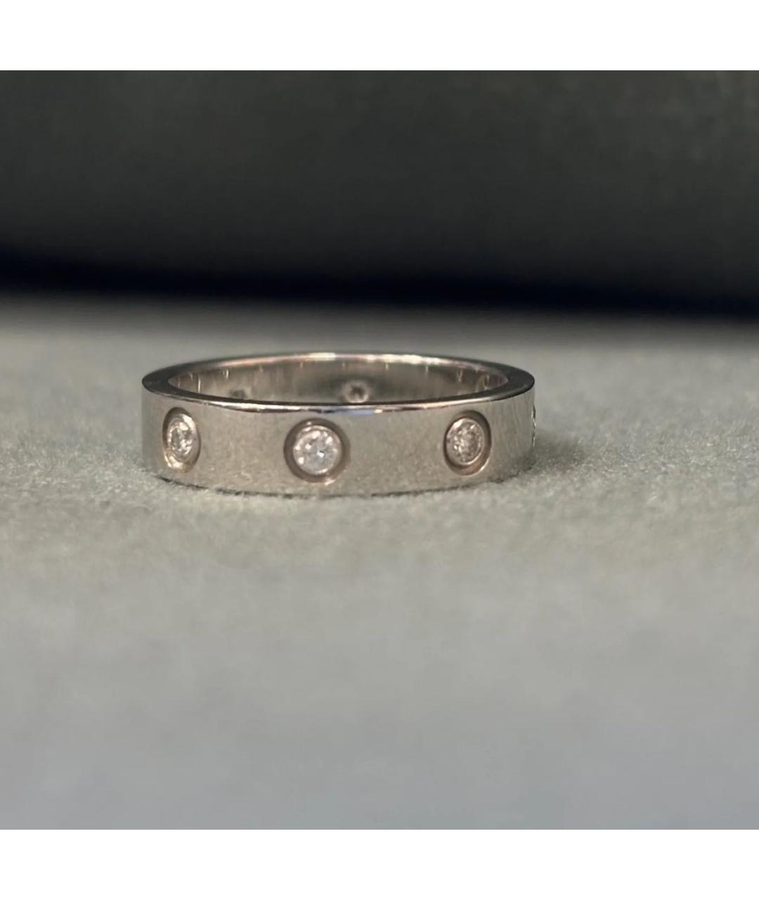 CARTIER Серебряное кольцо из белого золота, фото 2