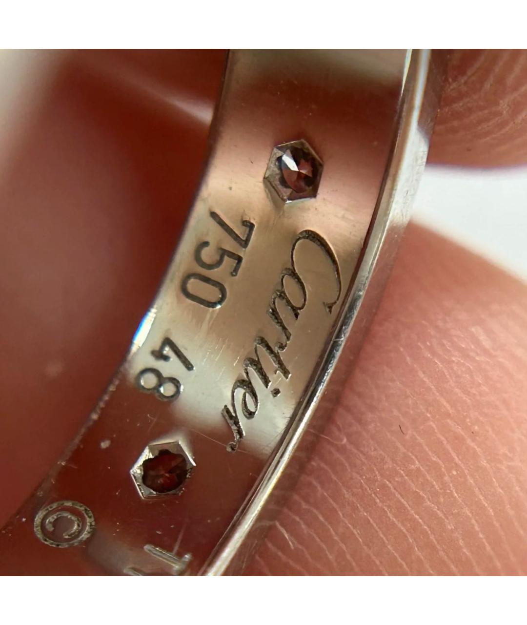 CARTIER Серебряное кольцо из белого золота, фото 7