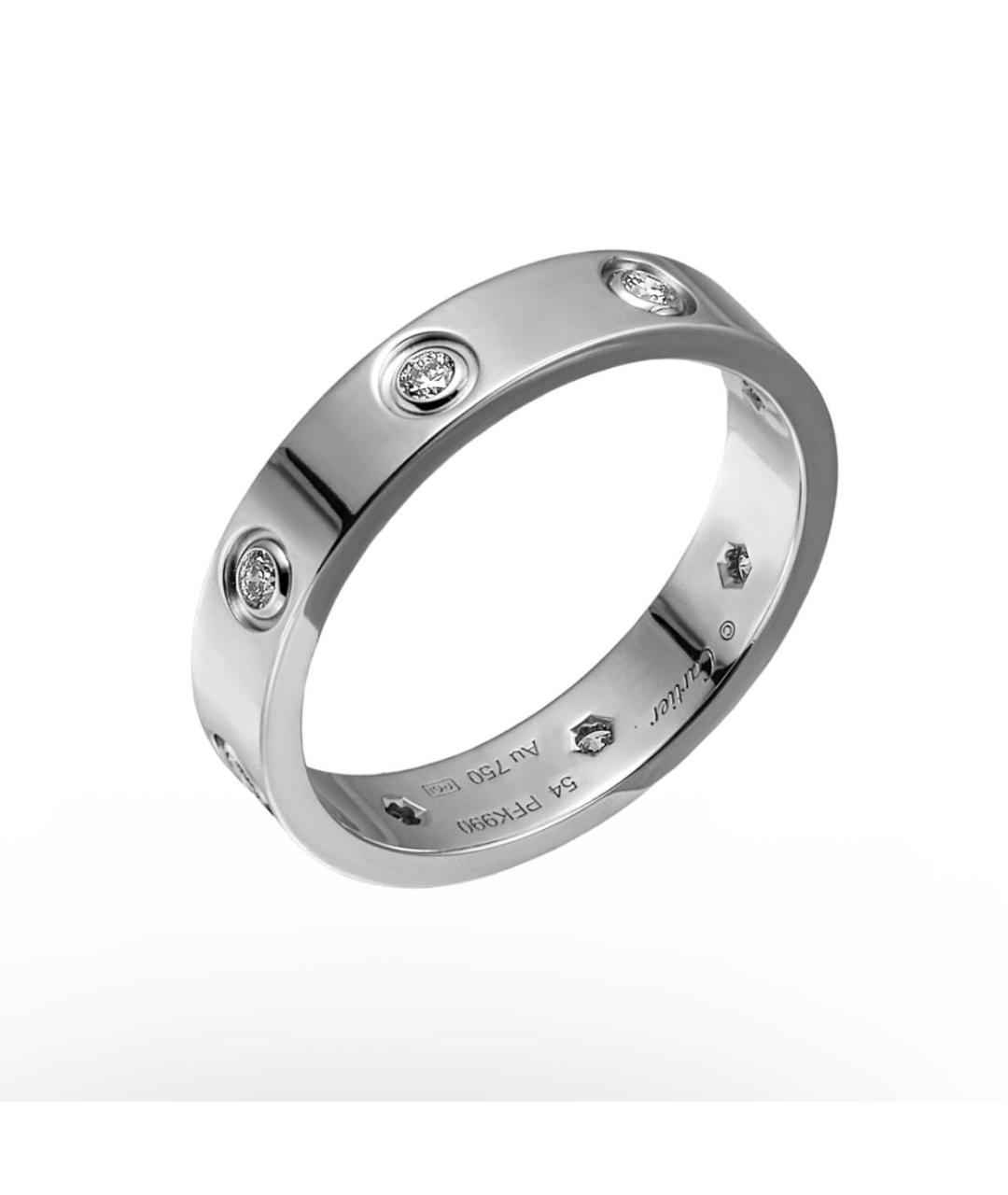 CARTIER Серебряное кольцо из белого золота, фото 9