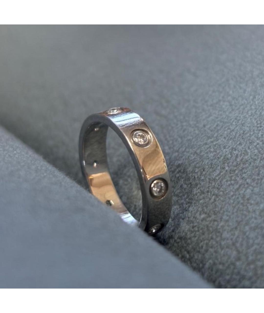 CARTIER Серебряное кольцо из белого золота, фото 5