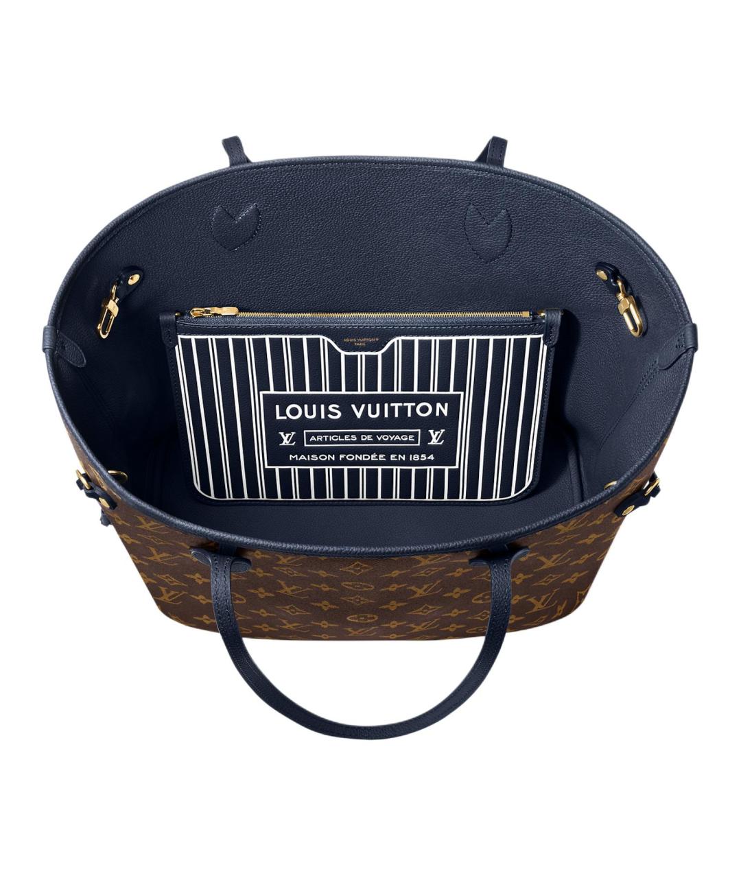 LOUIS VUITTON Темно-синяя сумка через плечо, фото 6