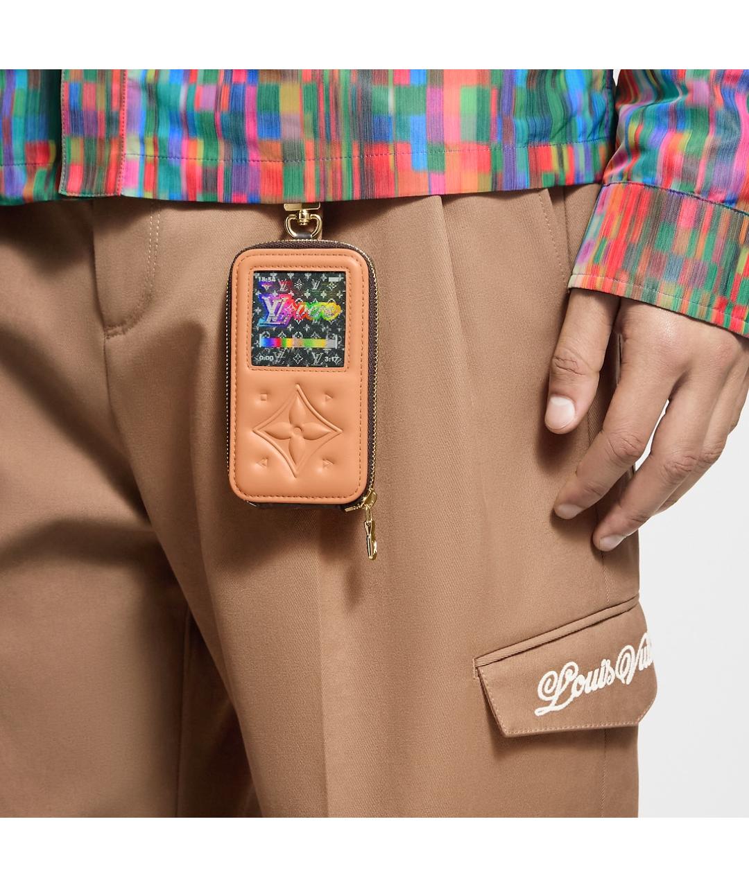 LOUIS VUITTON Оранжевый брелок, фото 5