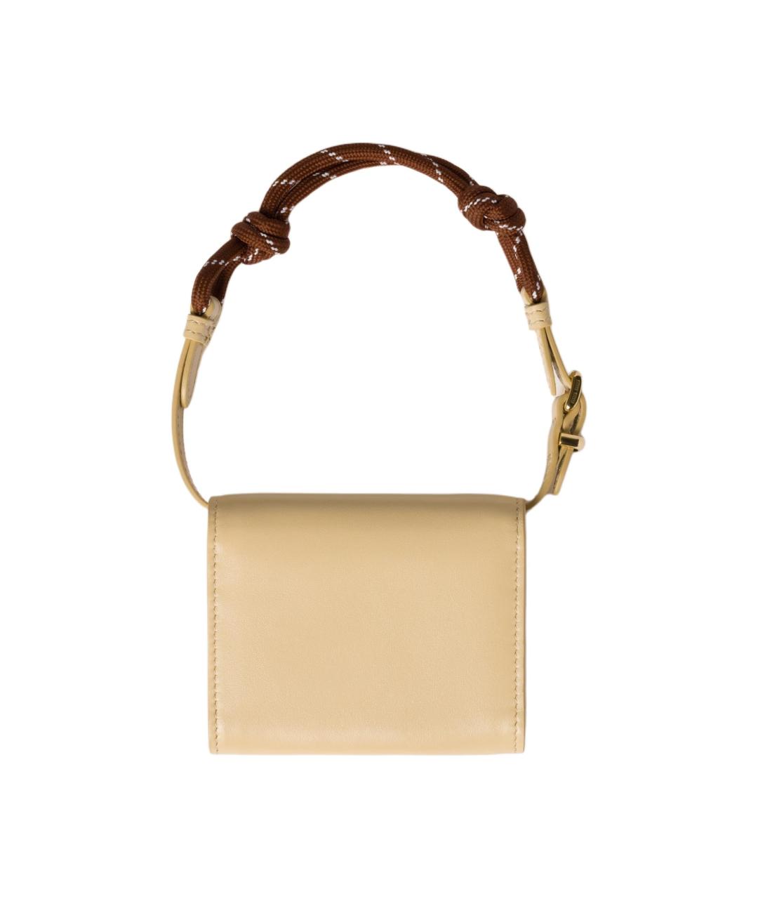 MIU MIU Коричневый кожаный кошелек, фото 3