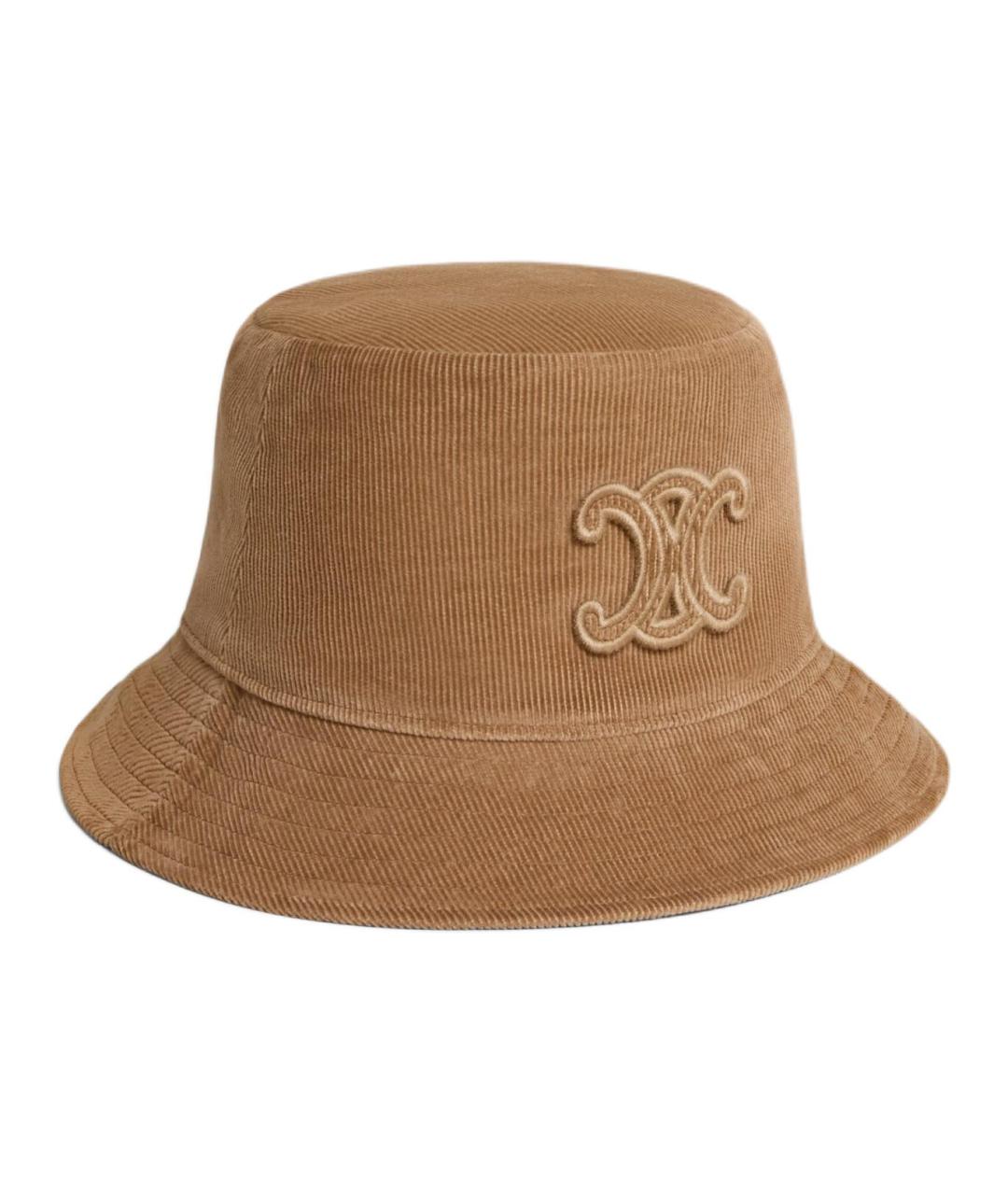 CELINE Коричневая панама, фото 2