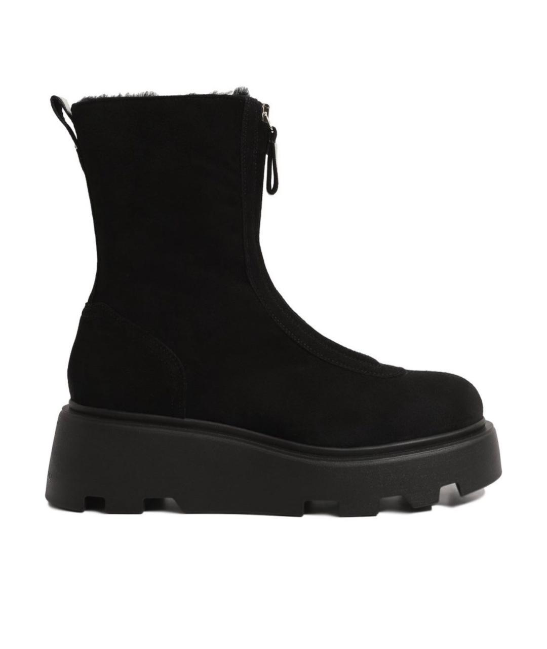 PREMIATA Черные замшевые полусапоги, фото 1