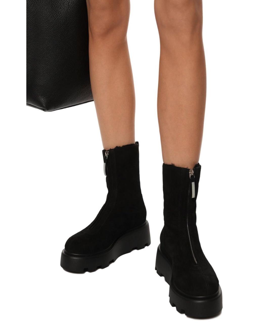 PREMIATA Черные замшевые полусапоги, фото 4