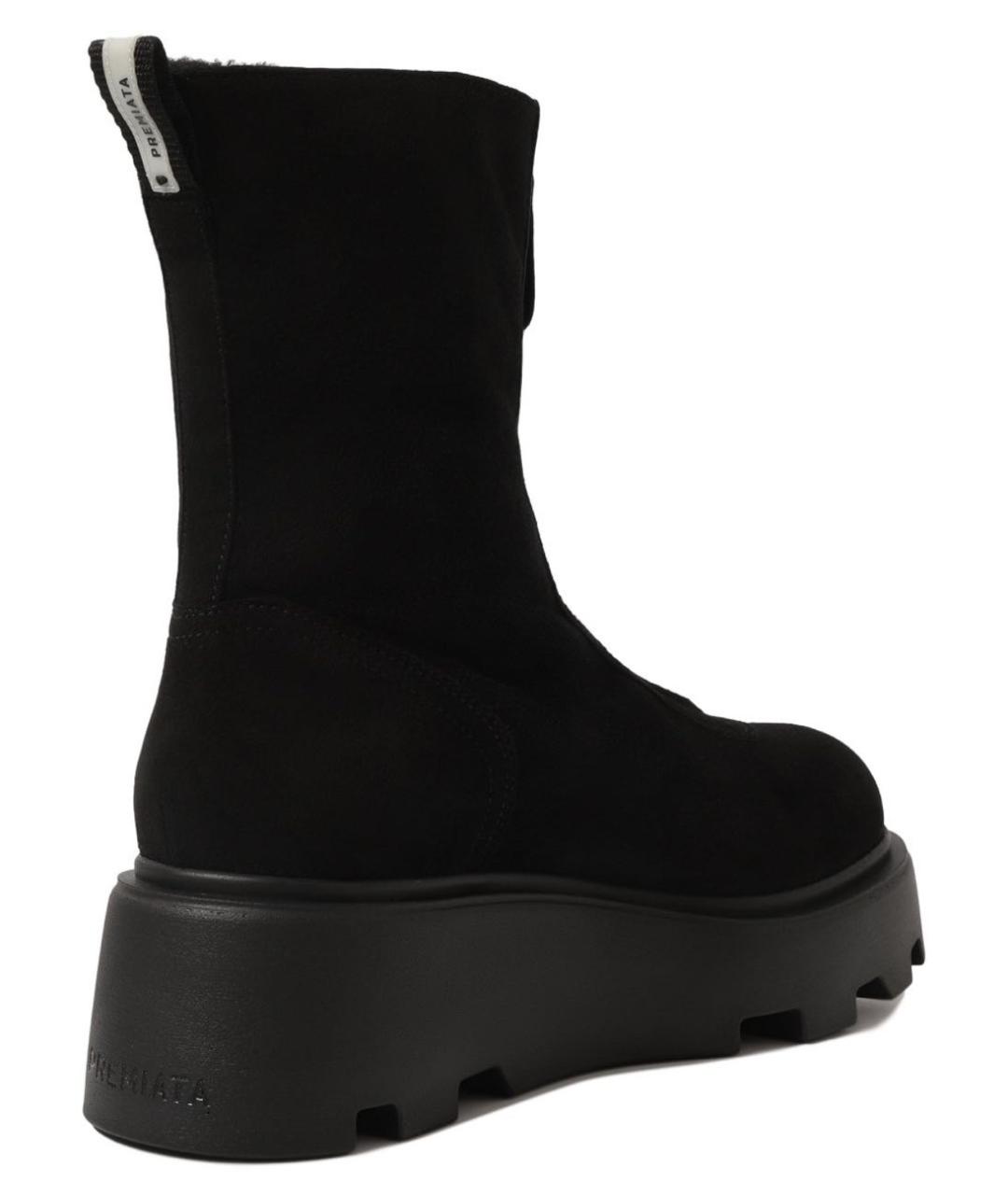 PREMIATA Черные замшевые полусапоги, фото 5