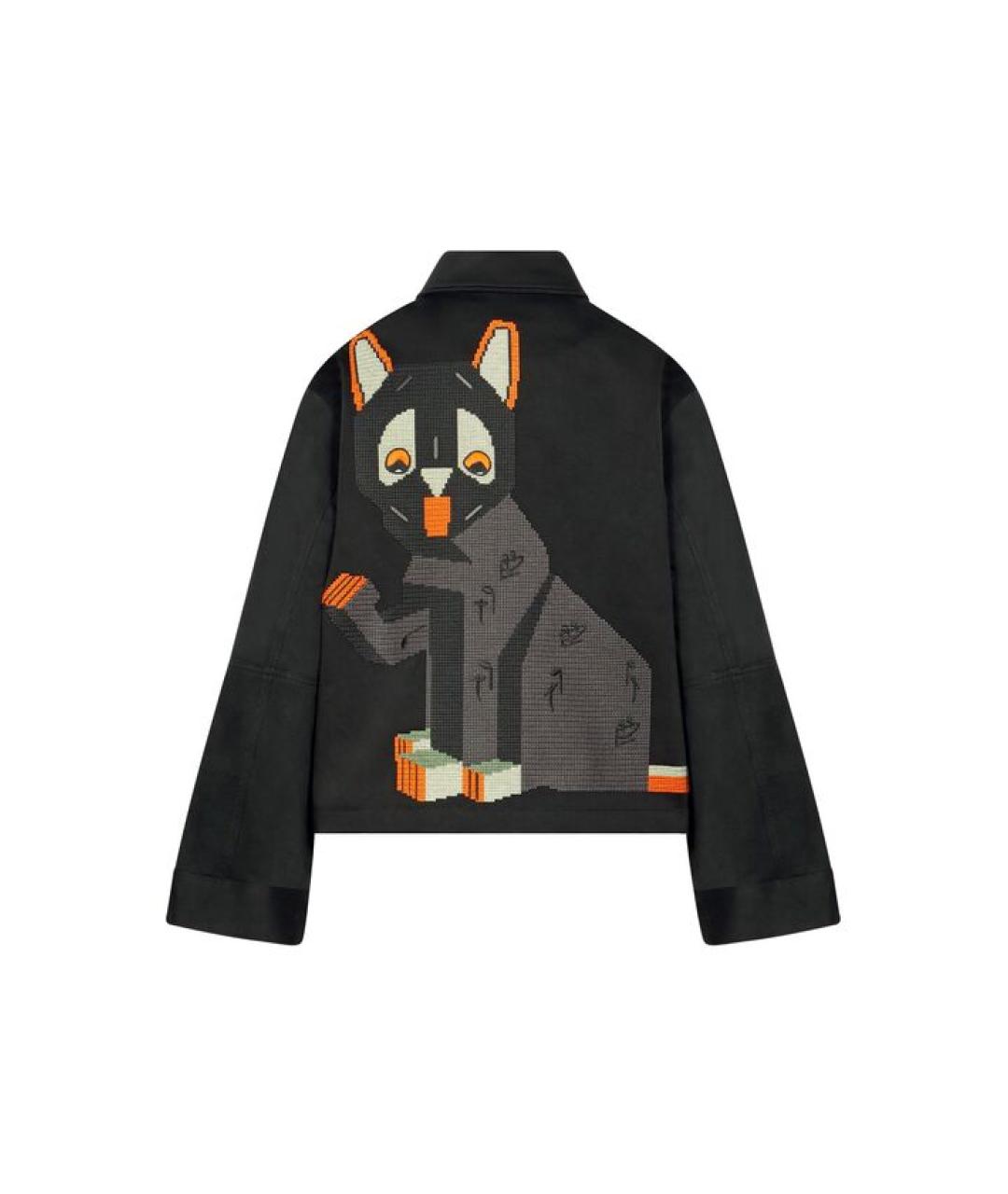 LOEWE Черная хлопковая куртка, фото 2