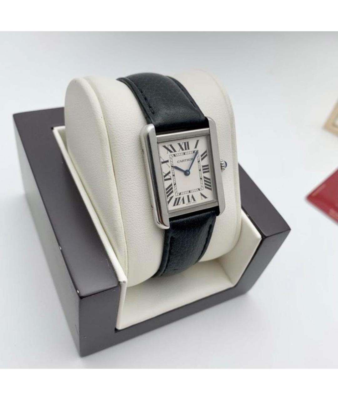 CARTIER Серебряные часы, фото 5