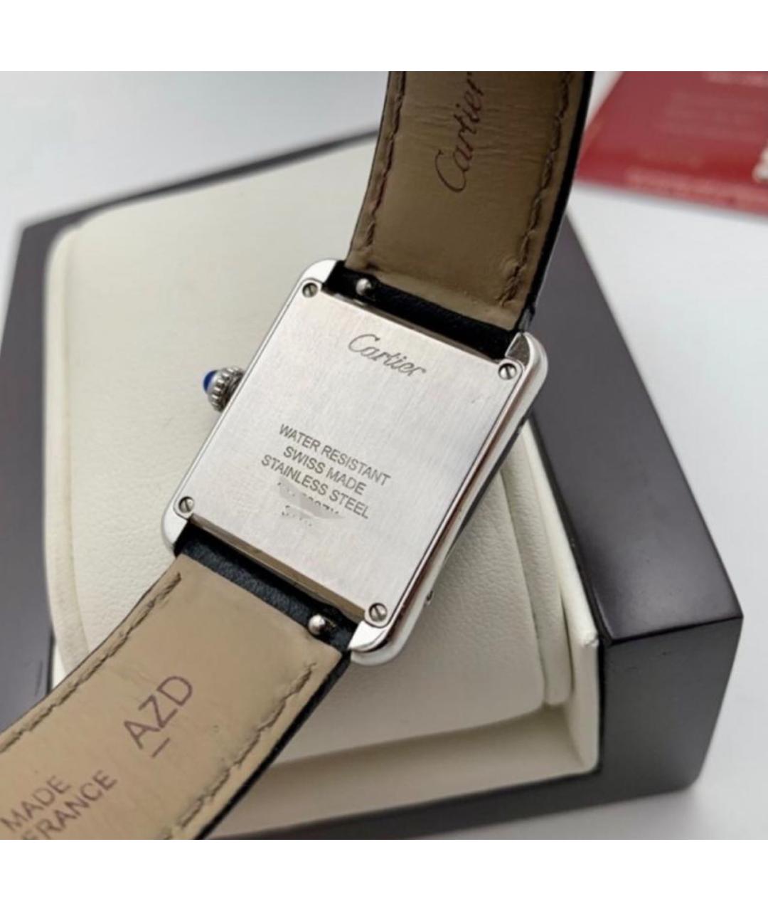 CARTIER Серебряные часы, фото 3