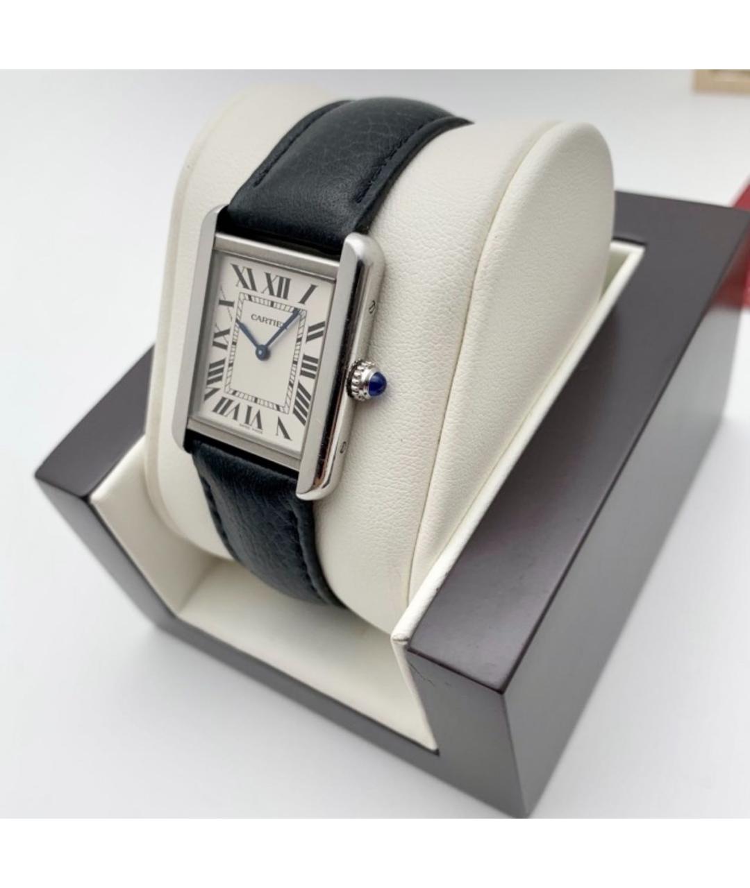 CARTIER Серебряные часы, фото 6