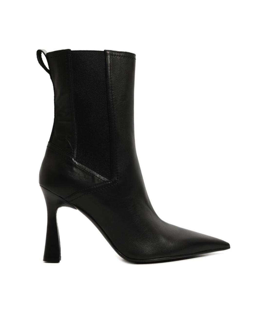 PREMIATA Черные кожаные ботильоны, фото 1