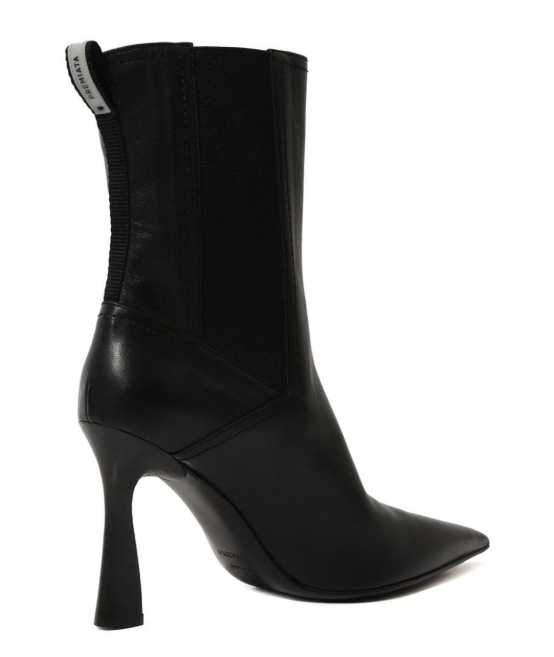 PREMIATA Черные кожаные ботильоны, фото 5