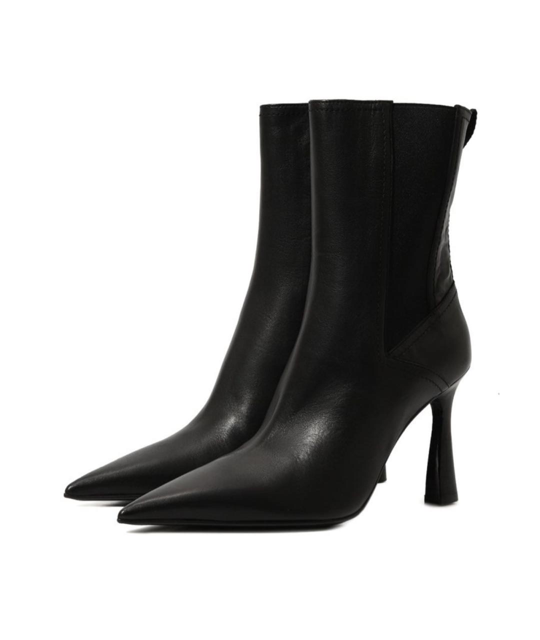 PREMIATA Черные кожаные ботильоны, фото 2
