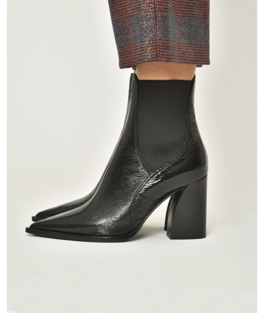PREMIATA Черные кожаные ботильоны, фото 2
