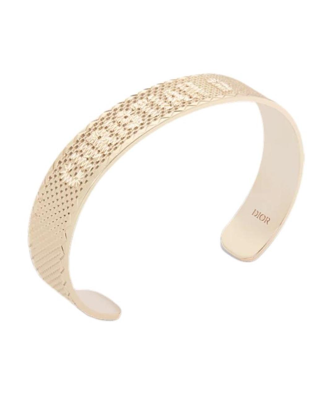 CHRISTIAN DIOR Золотой металлический браслет, фото 1