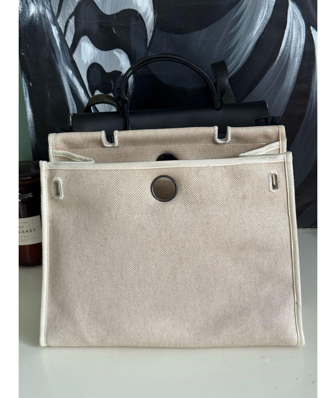 HERMES Черная кожаная сумка через плечо, фото 8