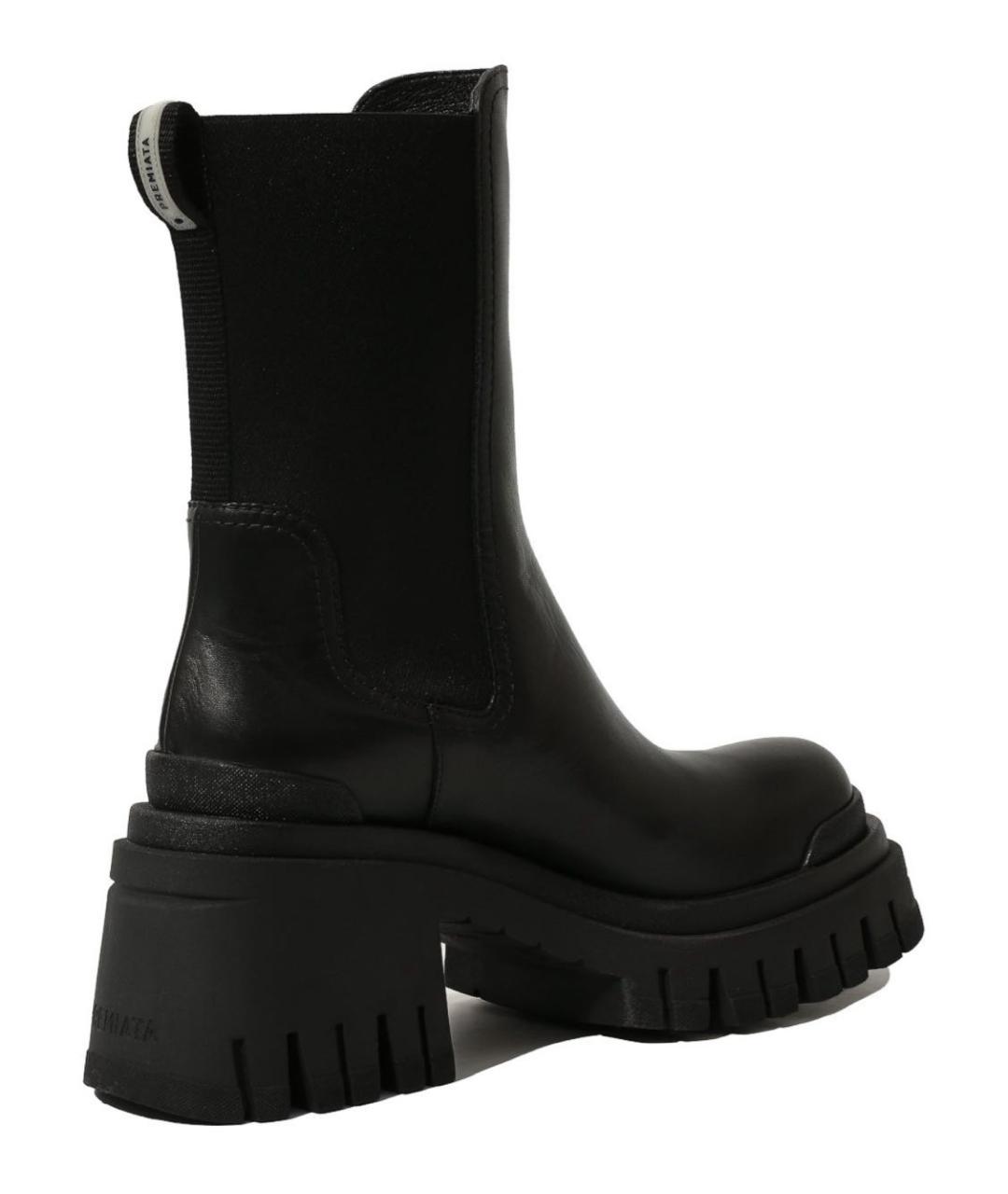PREMIATA Черные кожаные ботинки, фото 5
