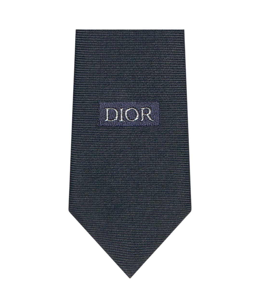 CHRISTIAN DIOR Черный галстук, фото 2