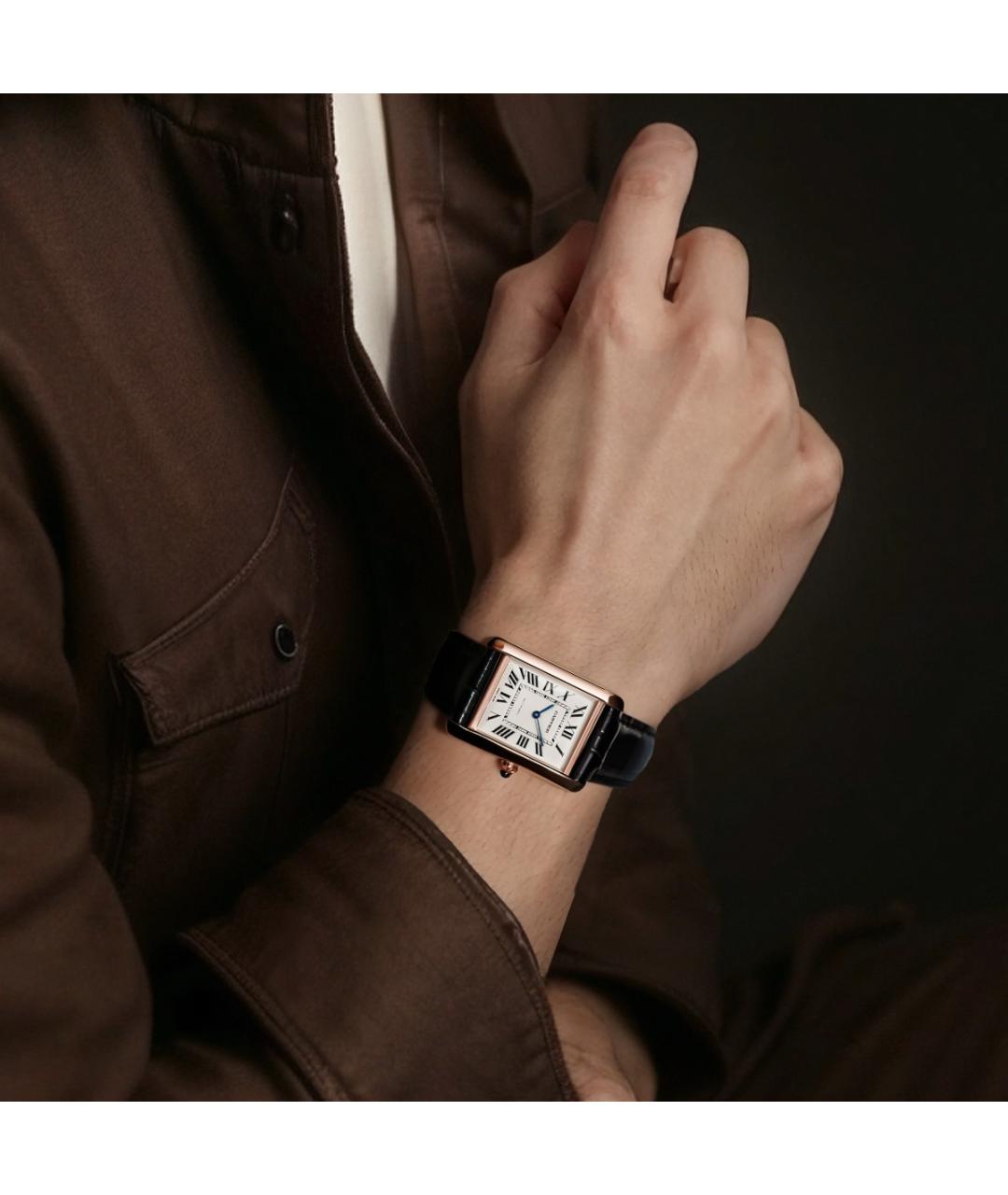 CARTIER Золотые часы из розового золота, фото 3