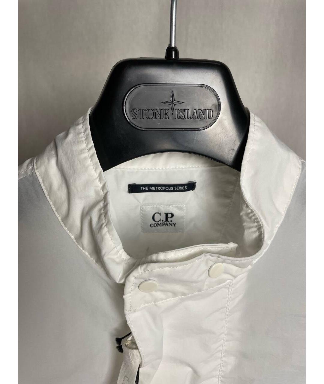 CP COMPANY Белая полиэстеровая куртка, фото 5