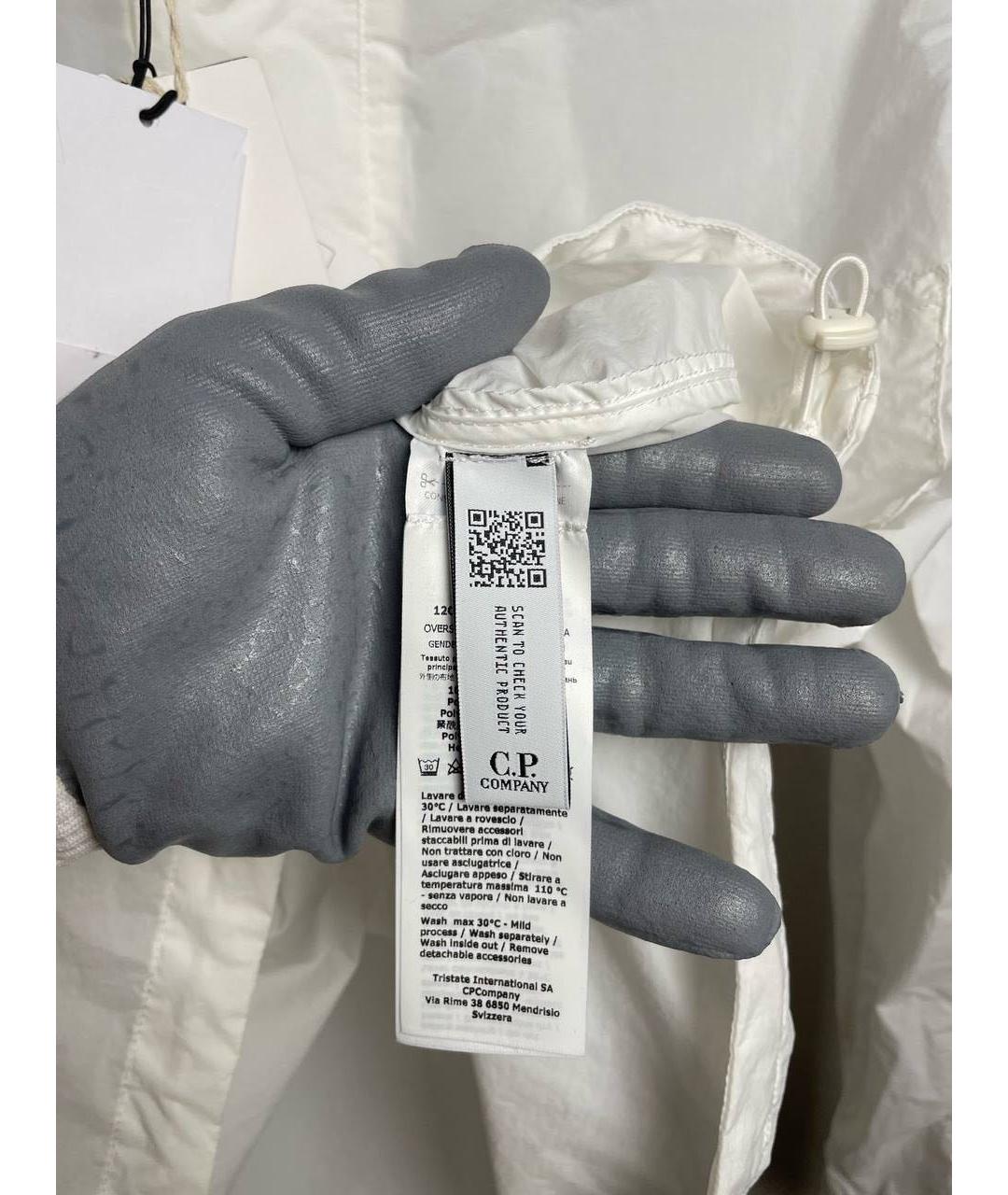 CP COMPANY Белая полиэстеровая куртка, фото 8