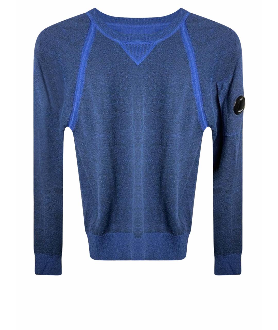 CP COMPANY Синий льняной джемпер / свитер, фото 1