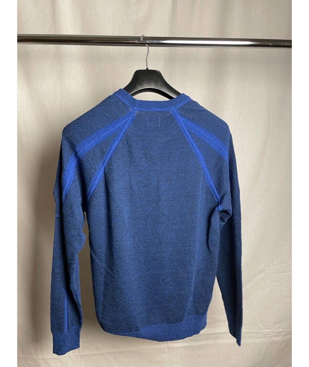 CP COMPANY Синий льняной джемпер / свитер, фото 2