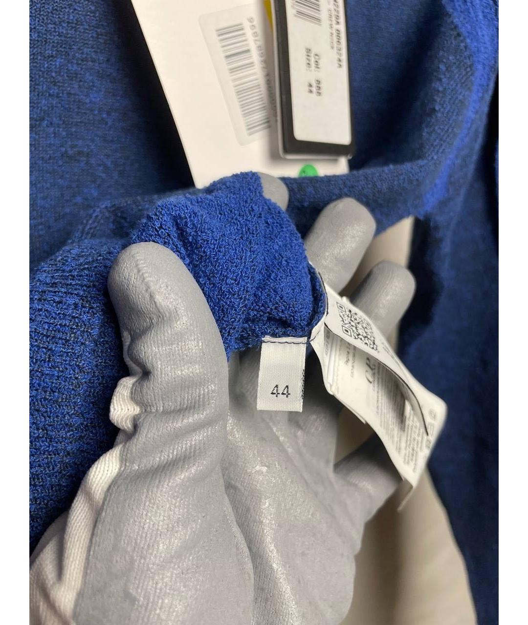 CP COMPANY Синий льняной джемпер / свитер, фото 3