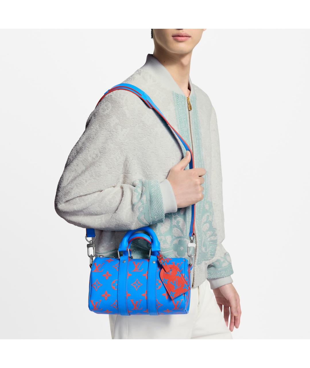 LOUIS VUITTON Синяя сумка на плечо, фото 6