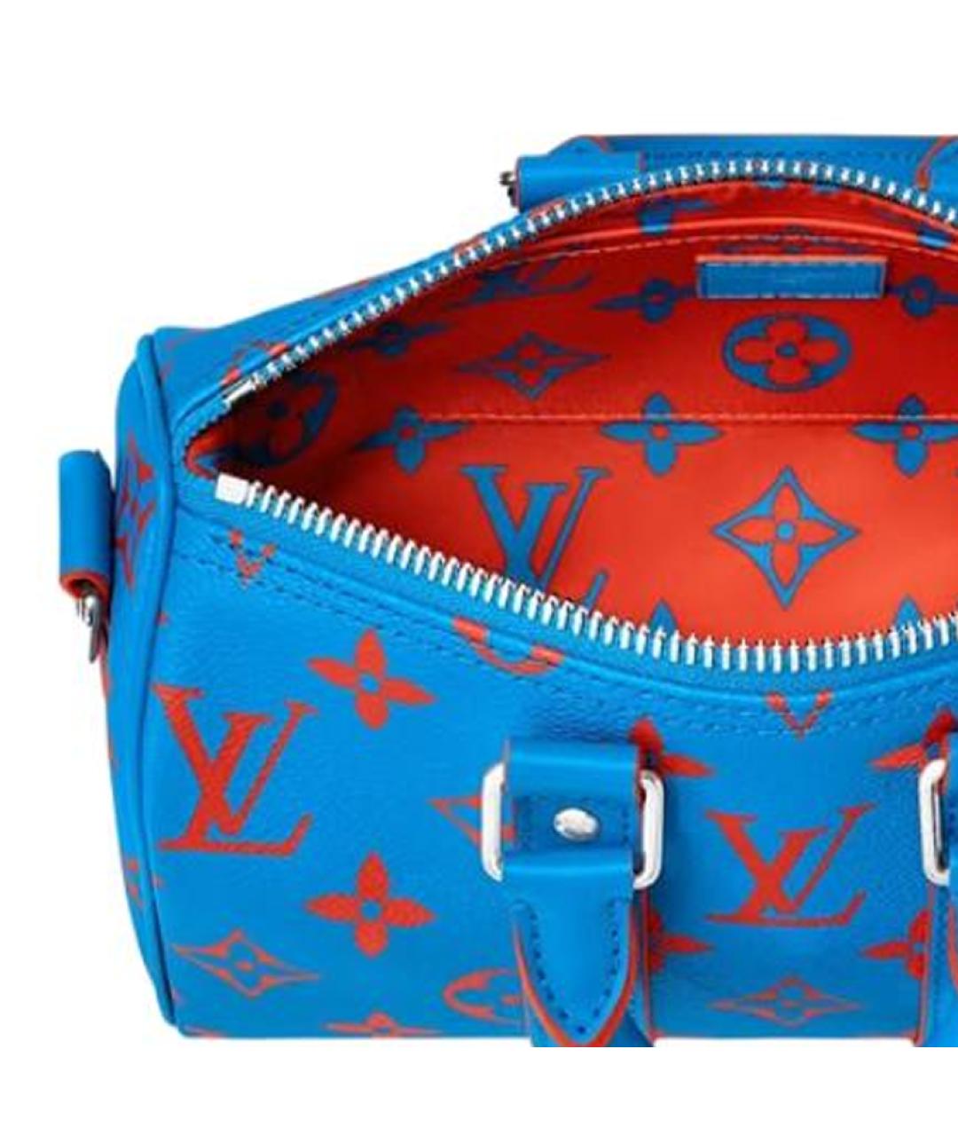 LOUIS VUITTON Синяя сумка на плечо, фото 5